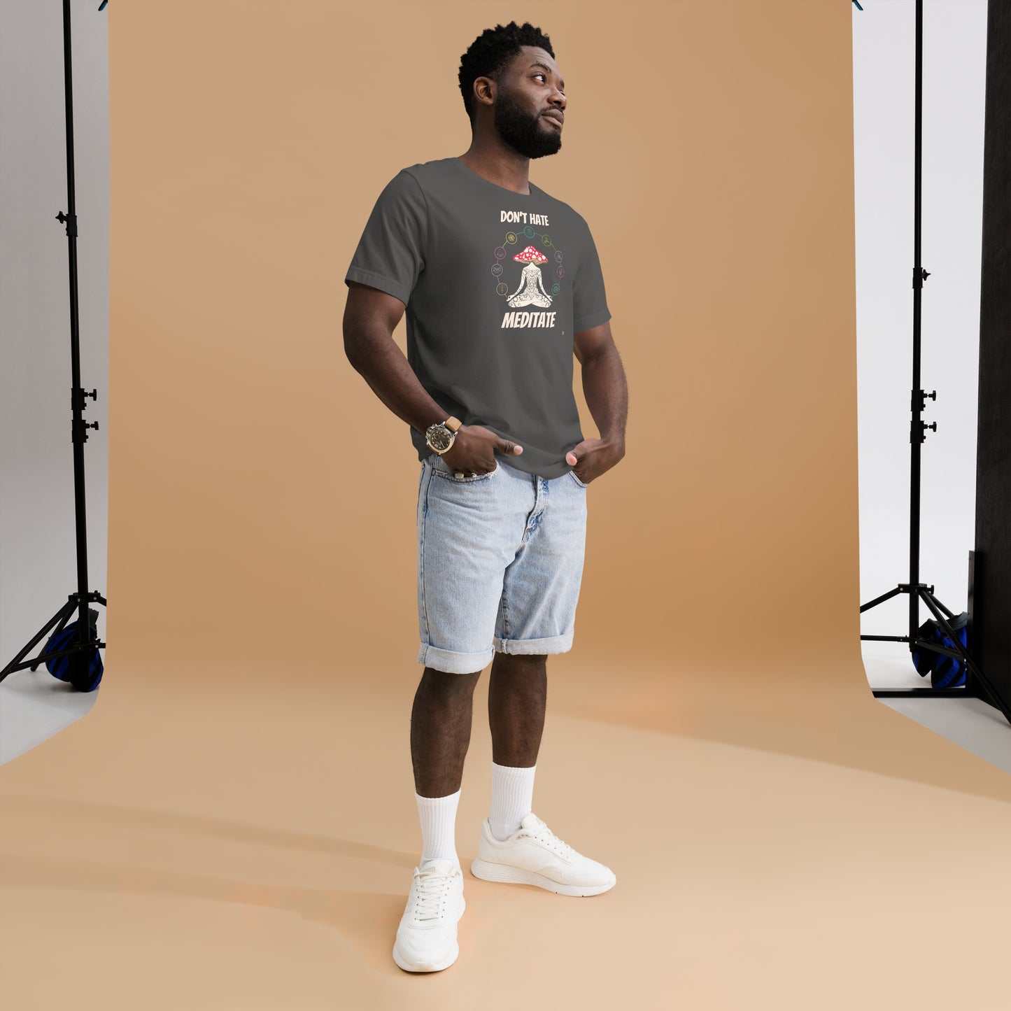 Don't Hate Meditate T-Shirt   e.