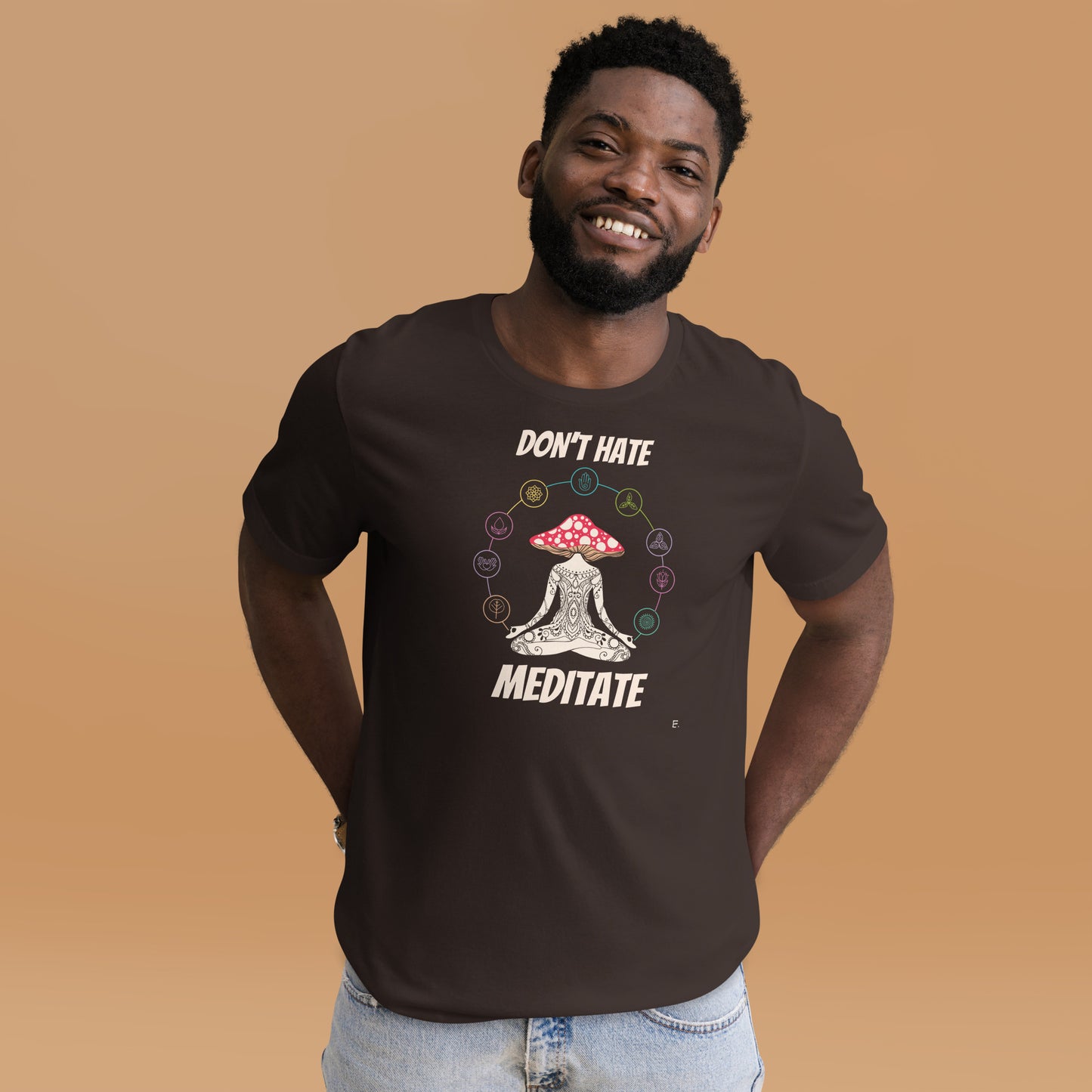 Don't Hate Meditate T-Shirt   e.