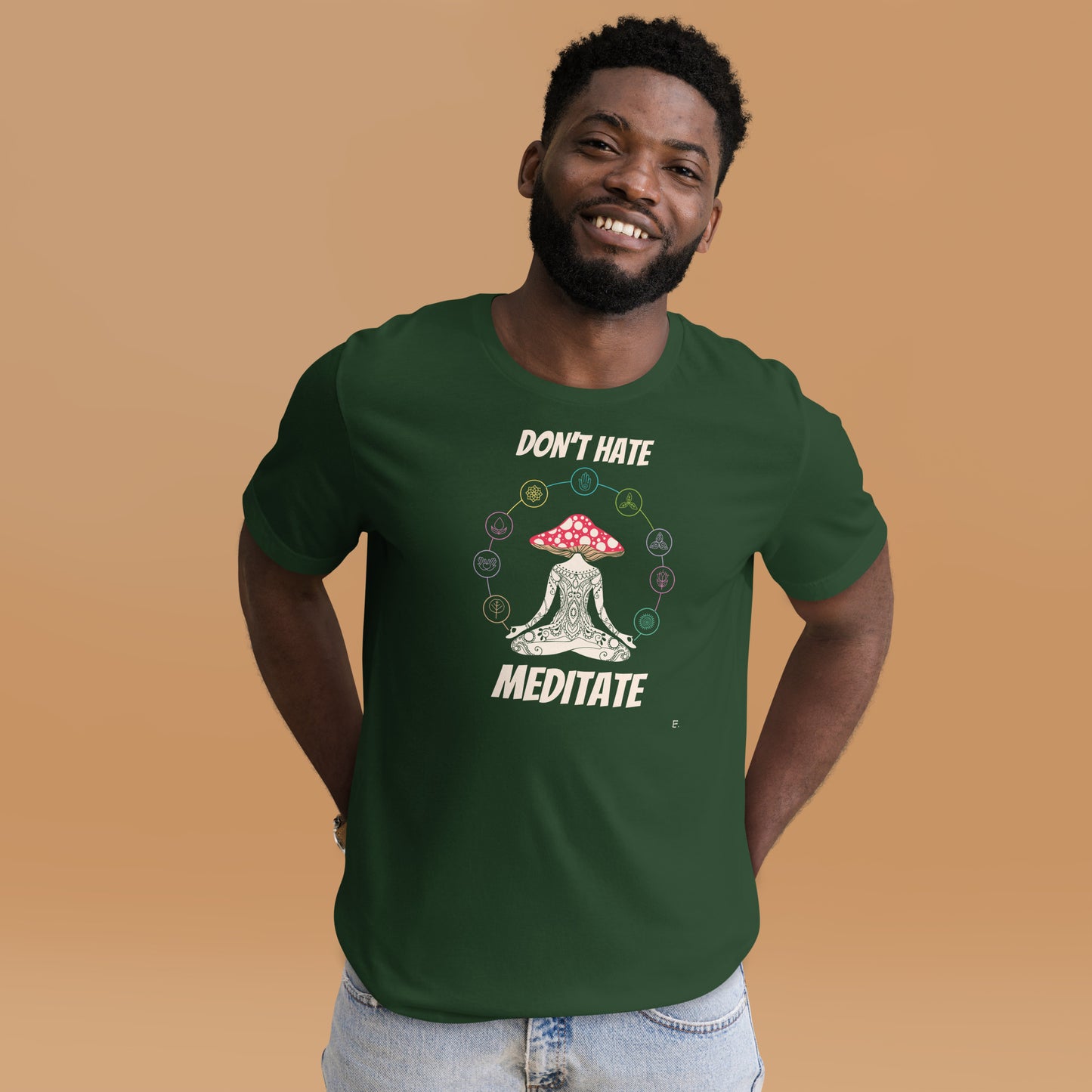 Don't Hate Meditate T-Shirt   e.