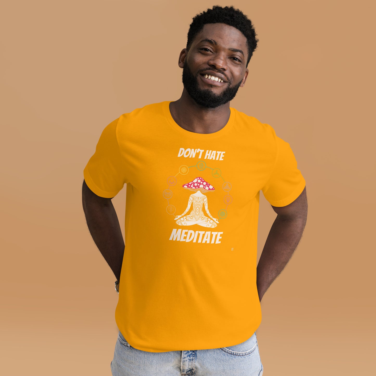 Don't Hate Meditate T-Shirt   e.
