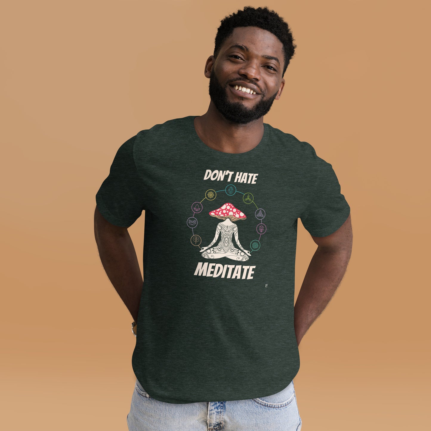 Don't Hate Meditate T-Shirt   e.