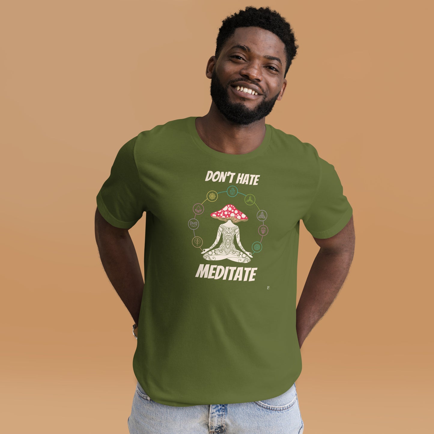 Don't Hate Meditate T-Shirt   e.