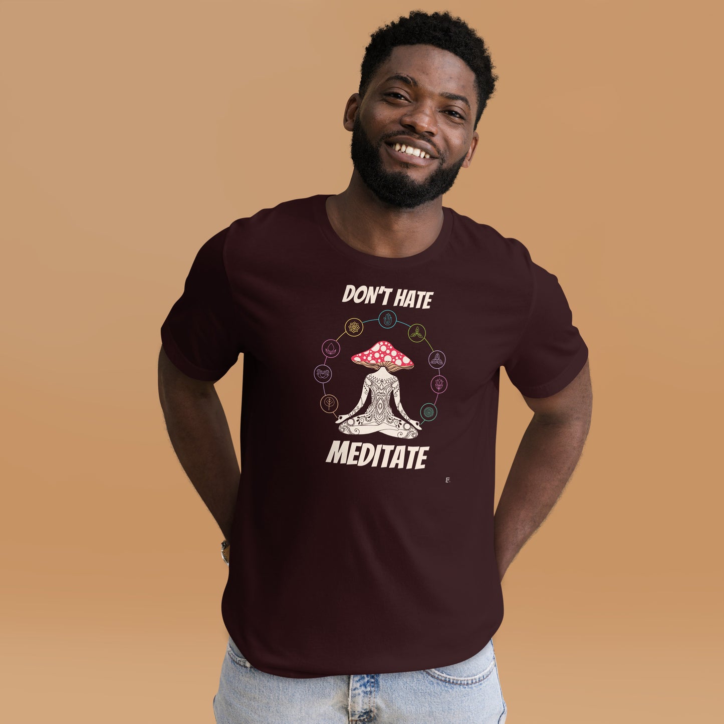 Don't Hate Meditate T-Shirt   e.