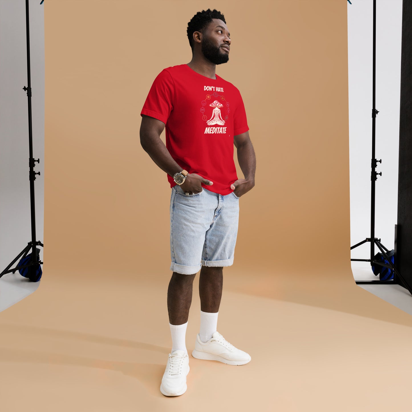 Don't Hate Meditate T-Shirt   e.